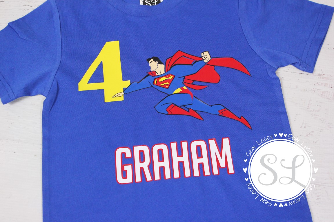 Superman Hero Birthday shirt