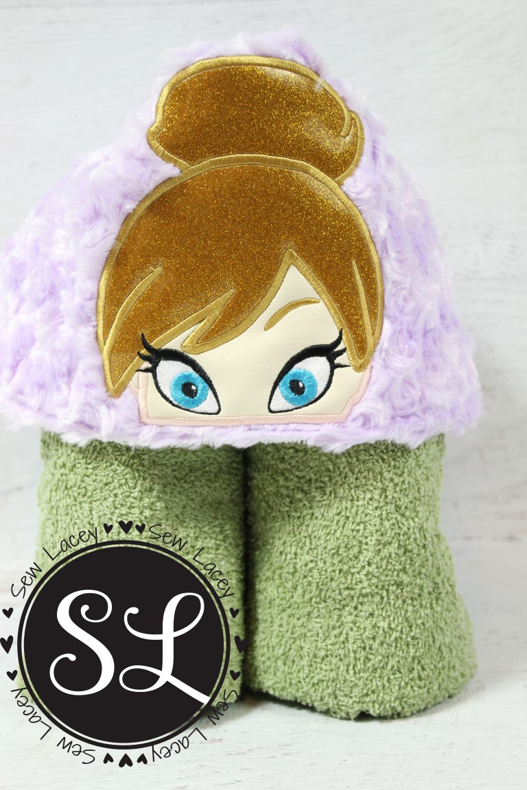 Tinkerbell Hooded Towel