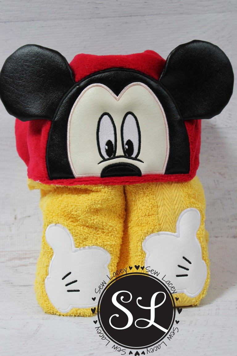 Boy Mouse Hooded Towel